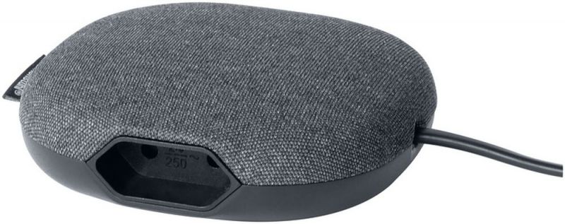 Brennenstuhl estilo Ladestation mit Textiloberfläche 1xEurosteckdose und 2xUSB-Charger schwarz/anthrazit - 1150020010