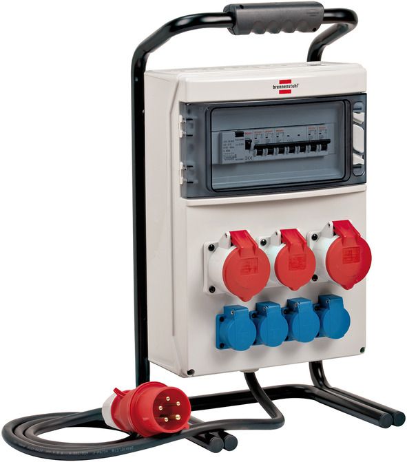 Brennenstuhl Tragbarer Stromverteiler BSV 4 IP44 2m H07RN-F5G4,0 2x32A + 1x16A - 1154900011