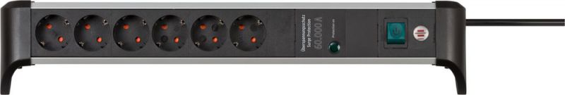 Brennenstuhl Steckdosenleiste ALU-Office-Line 6fach - 1391020600