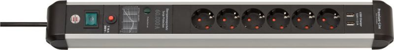 Brennenstuhl Steckdosenleiste Premium-Line 6fach 3m - 1391010610