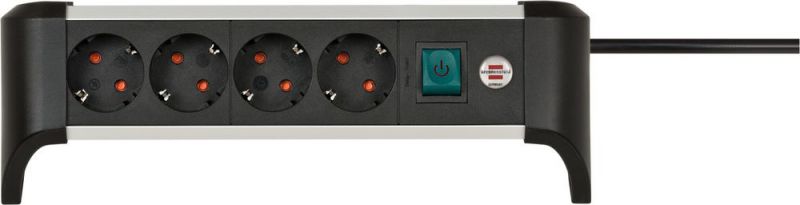 Brennenstuhl Steckdosenleiste ALU-Office-Line 4fach - 1391040400