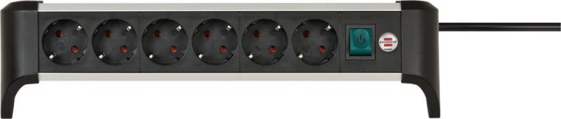 Brennenstuhl Steckdosenleiste ALU-Office-Line 6fach - 1391040600