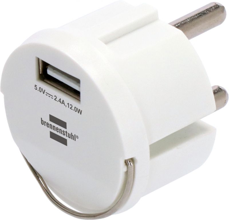 Brennenstuhl USB Steckdosenadapter 2,4A weiß - 1508110