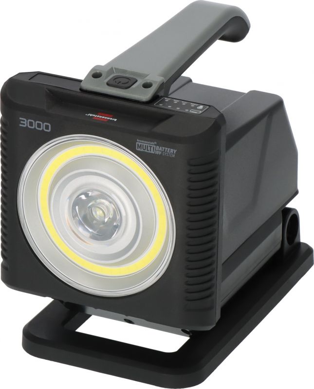 Brennenstuhl professionalLINE Multi Battery LED Akku Handleuchte HL 3000, 1140 + 2160lm, IP54 - 1173730000