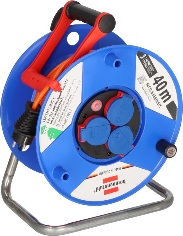 Brennenstuhl Garant IP44 Kabeltrommel 40m AT-N05V3V3-F 3G1,5 - 1208750