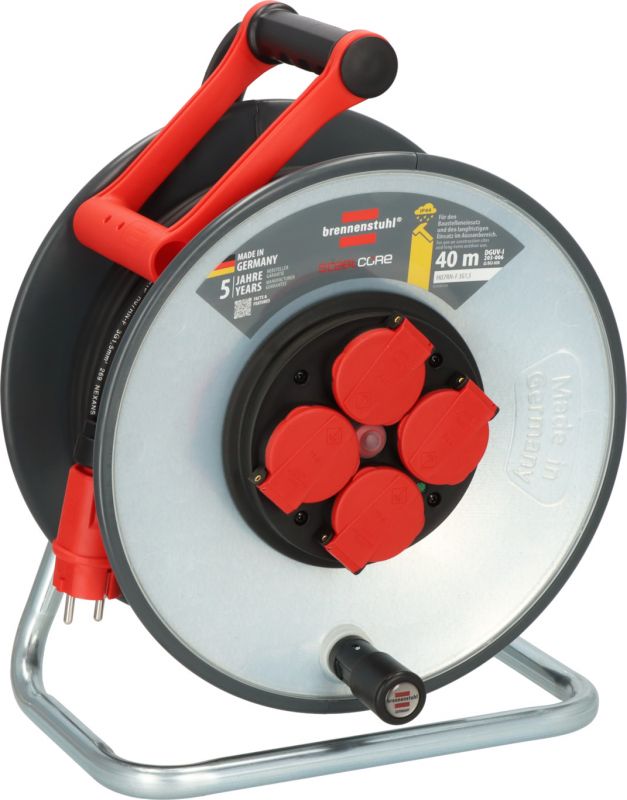 Brennenstuhl professionalLINE SteelCore Kabeltrommel SC 4100 IP44 40m H07RN-F3G1,5 - 9191400110