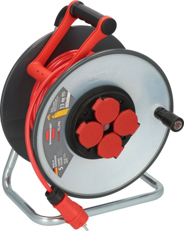 Brennenstuhl professionalLINE SteelCore Kabeltrommel SC 3110 IP44, 33m H07BQ-F 3G1,5 - 9191330210