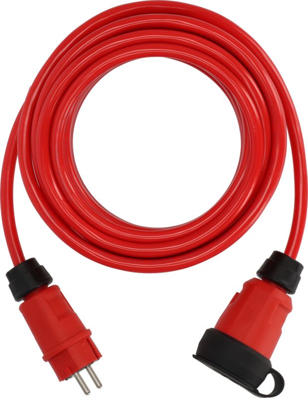 Rallonge Brennenstuhl professionalLINE VQ 1200 IP44, 10 m, rouge H07BQ-F 3G2,5 - 9162100210