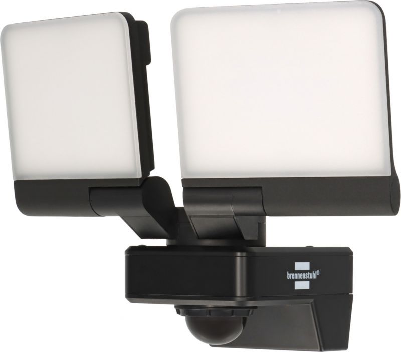 Brennenstuhl Connect LED WiFi Strahler mit Infrarot-Bewegungsmelder WFD 3051 P 4300lm, PIR, IP54 - 1179060020