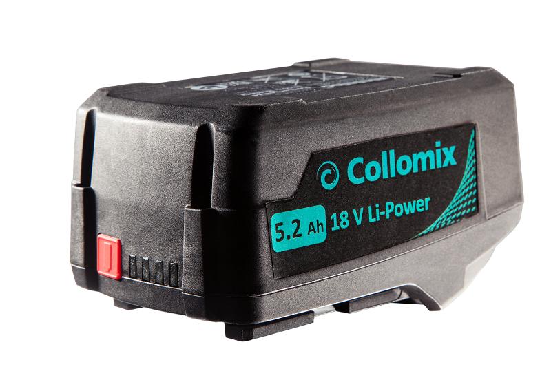 COLLOMIX Batterie Li-Power 18 V/5,2 Ah - 20677