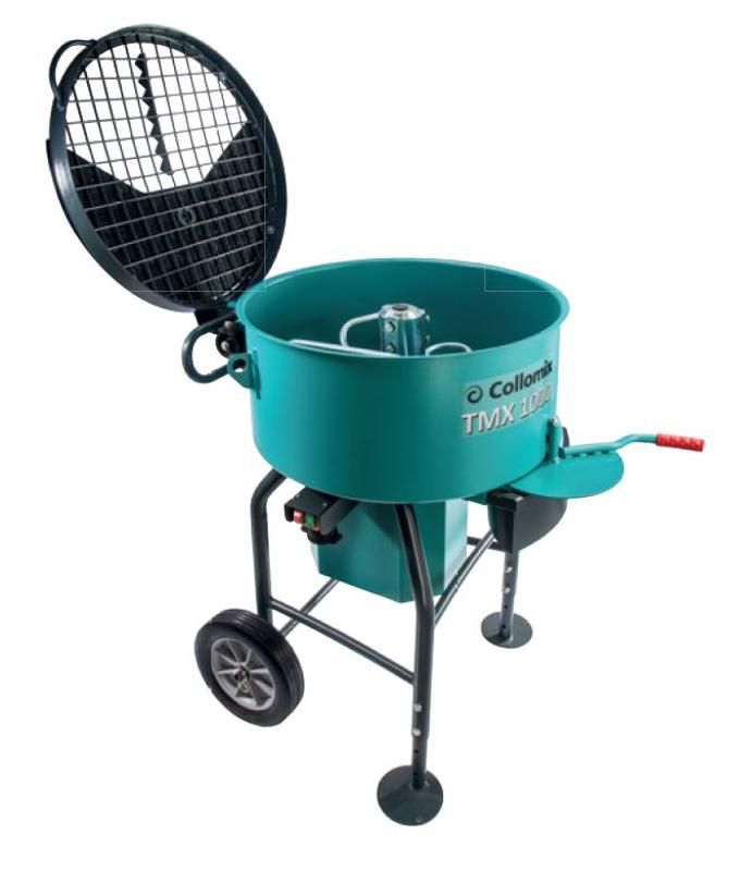 COLLOMIX Kompaktmischer TMX 1000, 2,0 kW/230 Volt, max. Nutzvolumen 80 Liter