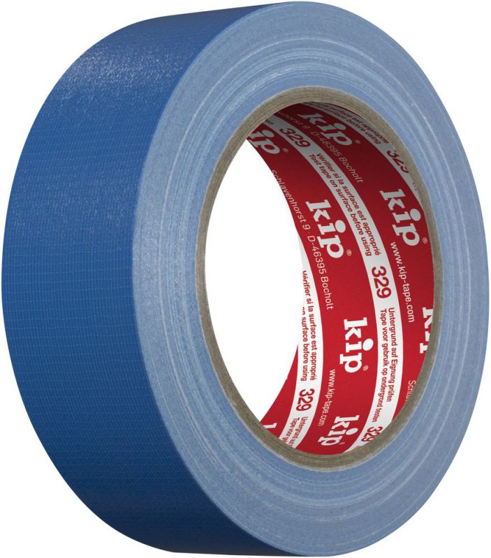 KIP 329 Gewebeband - blau 38mm x 25m (48 Rollen) - 329-38