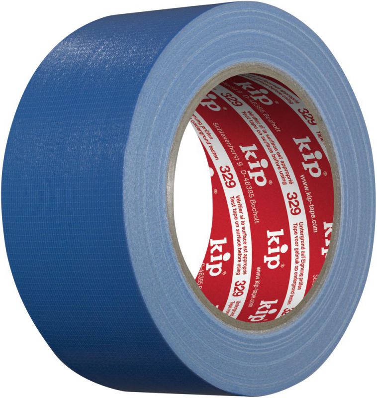 KIP 329 Gewebeband - blau 50mm x 25m (30 Rollen) - 329-50