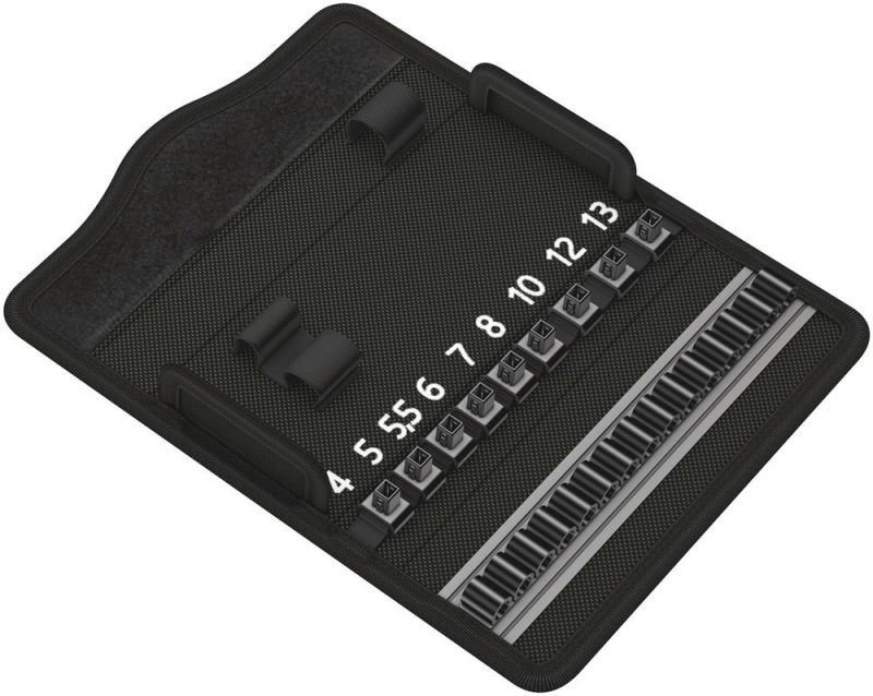 Wera 9417 Textile Box Kraftform Kompakt Zyklop Mini 2, leer, 180 x 88 x 46 mm - 05136466001