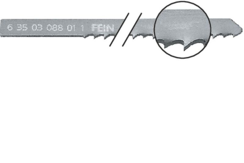 FEIN Sägeblatt, Stahl 6 mm, Alu 15 mm, Länge 100 mm, Qualität BIM - 63503088011