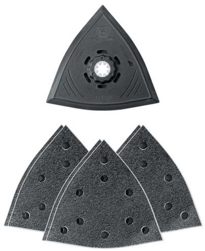 FEIN Schleifplatten-Set KL 130 gelocht mit 6 Blättern Starlock Plus - 63806204210