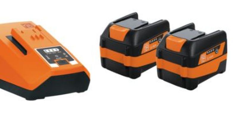FEIN Akku-Starter-Set 12 V/6,0 Ah 2 Akkus mit Ladegerät ALG80 - 92604327010