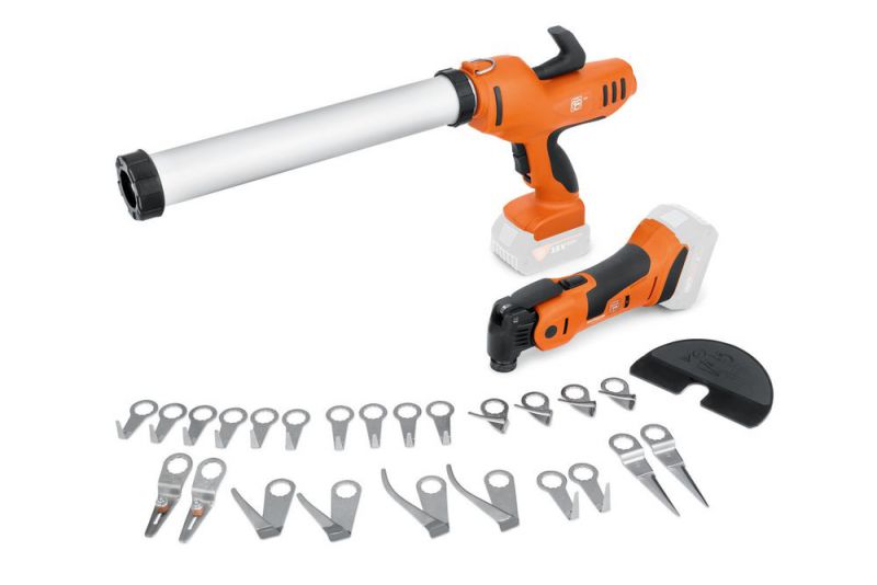 FEIN Akku-Kartuschenpresse und Akku-MultiMaster AKP 18-600 AS Autoglaser-Set - 71902460000