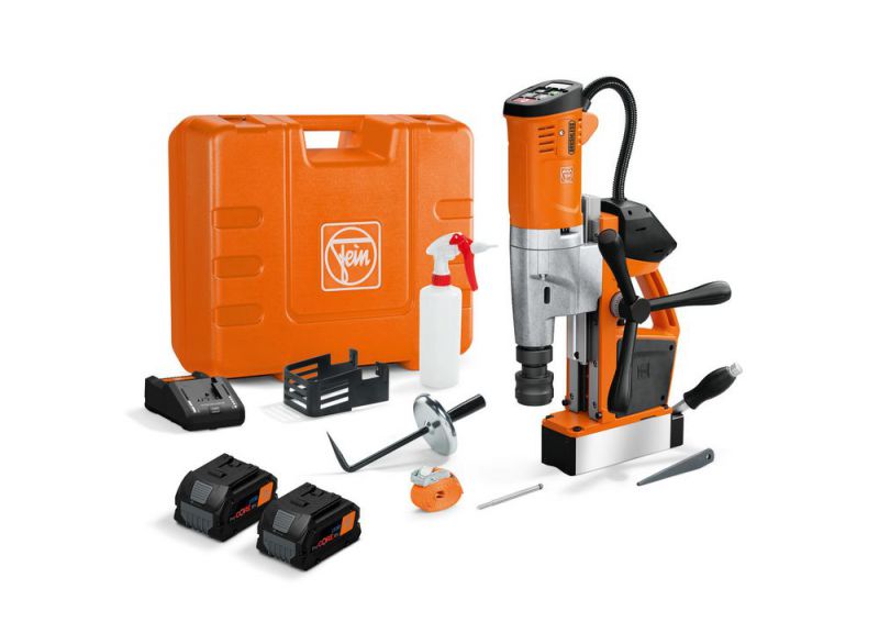 FEIN Akku-Universal-Magnet-Kernbohrmaschine bis 35 mm AKBU 35 PMQW 18 V AS Set 2x 8 Ah - 71700464000