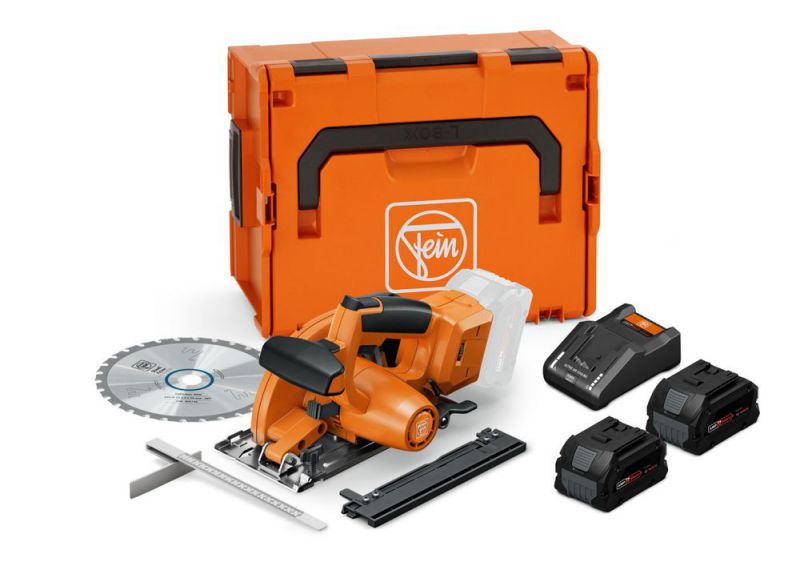 FEIN Kompakte Akku-Handkreissäge für Metall F-IRON Cut 57 AS Set 2 x 8 Ah - 71360462000