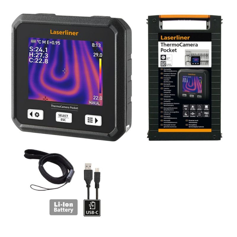 Laserliner Extrem handliche Wärmebildkamera ThermoCamera Pocket - 082.079A