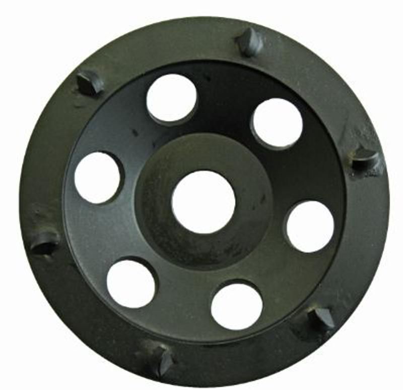 EIBENSTOCK Disque abrasif PCD (noir, rond), Ø 125 mm, 6 PCD-S.