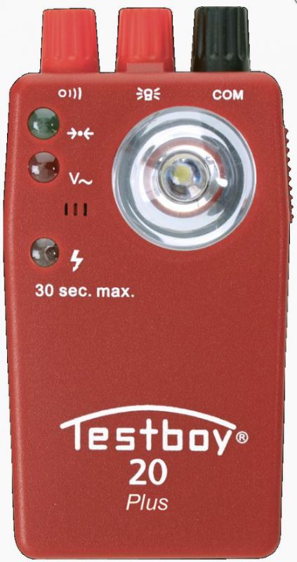 TESTBOY Fremdspannungsgeschützter Durchgangsprüf - 20 Plus