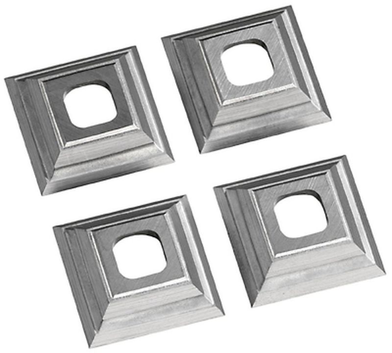 Flex Lames réversibles carbure métallique 1 jeu de lames réversibles alliage dur (4 pièces), 21x21