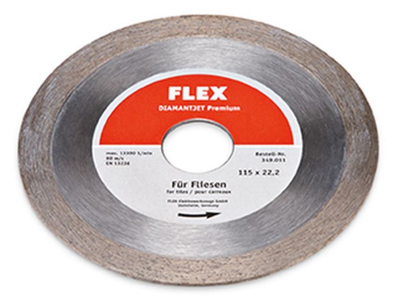 Flex Diamantjet - Disque de tronçonnage diamanté pour carrelage Premium Disque diamanté, Ø115, carrelage