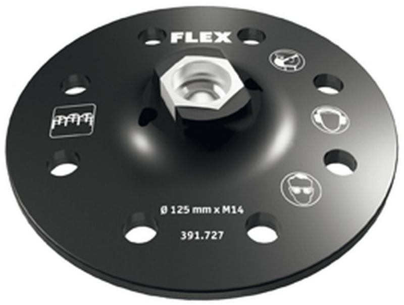 Flex Plateau de ponçage velcro SP D125-8 H/F