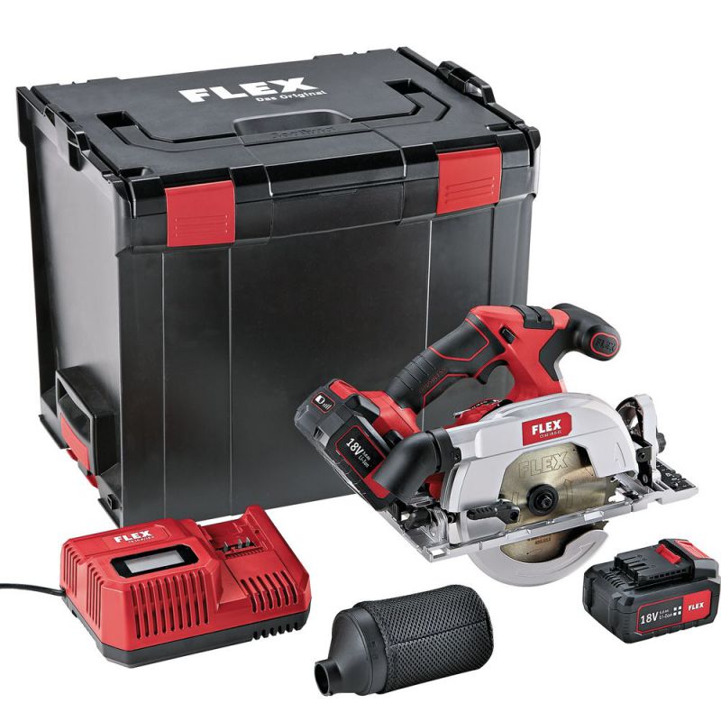 FLEX Akku-Handkreissäge CS 62 18.0-EC/5.0 Set - 454028