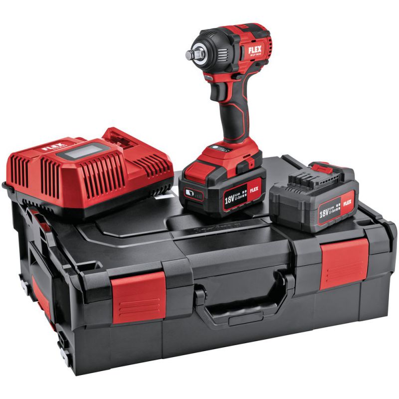 FLEX Akku-Schlagschrauber IW 1/2" 18.0-EC/5.0 Set - 504912