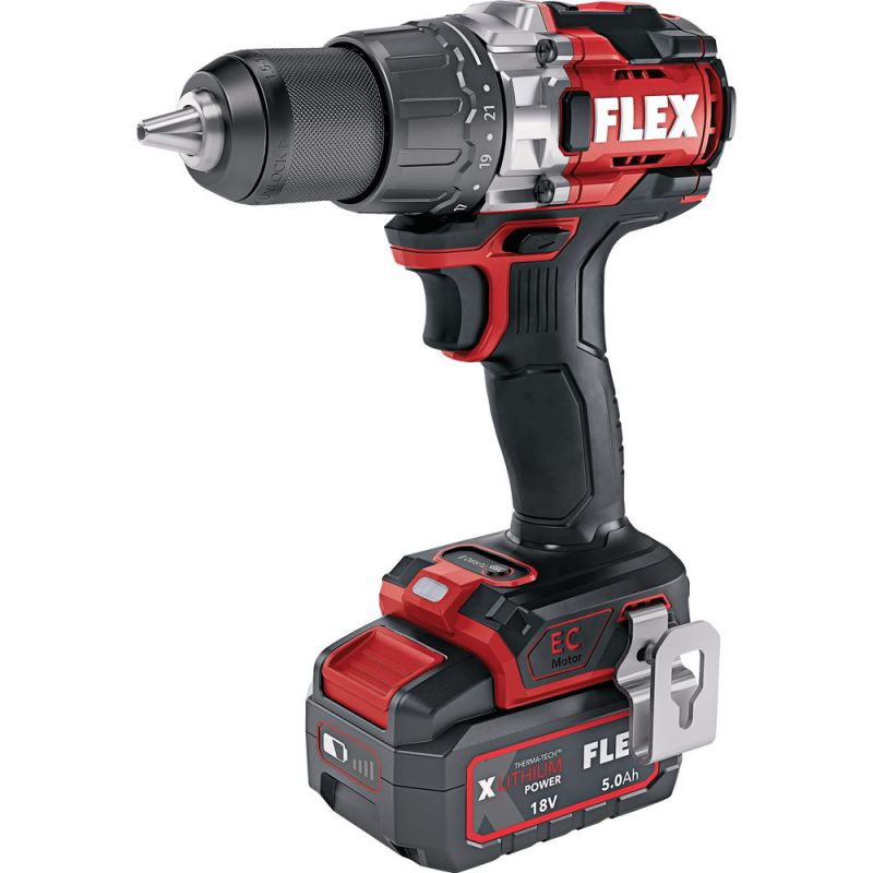 FLEX Akku-Bohrschrauber DD 2G 18.0-EC HD/5.0 Set - 531274 günstig 