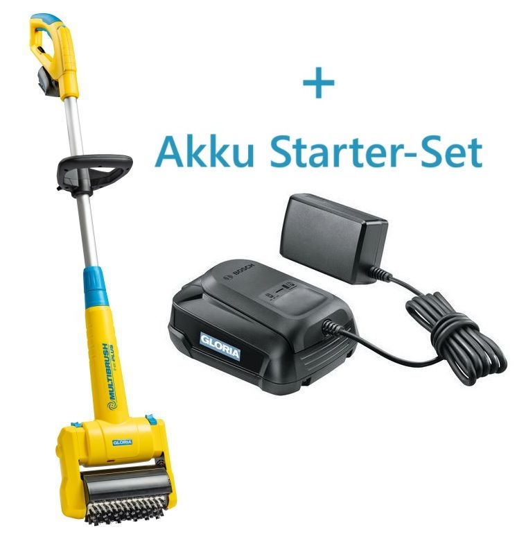 GLORIA MultiBrush li-on PLUS inkl. Akku Starter-Set - 000299.0000_A