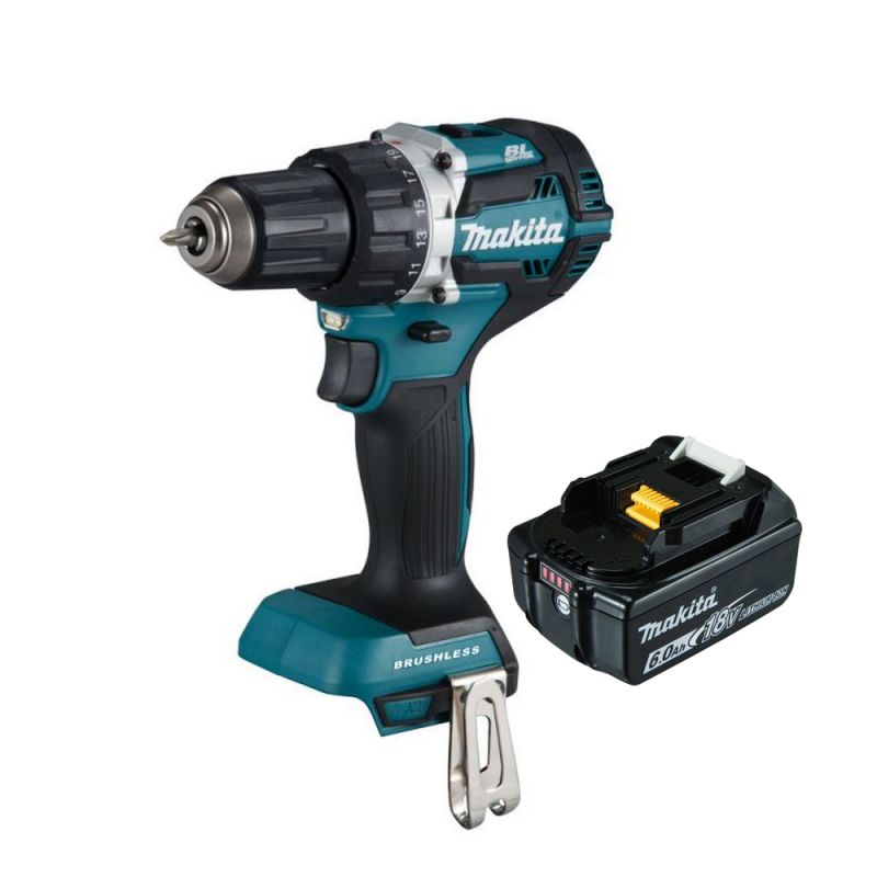 MAKITA Akku-Bohrschrauber 18,0V + 1 Akku 6,0 Ah - DDF484G1