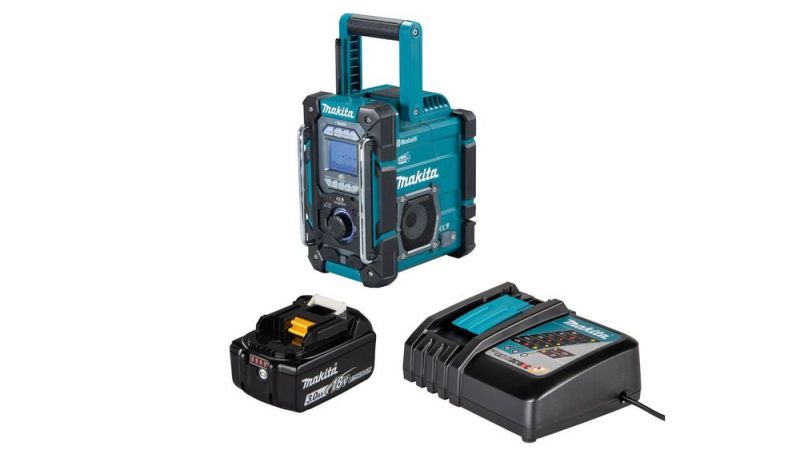MAKITA Akku-Baustellenradio 18V, 3,0 Ah Akku + Ladegerät - DMR301RF1