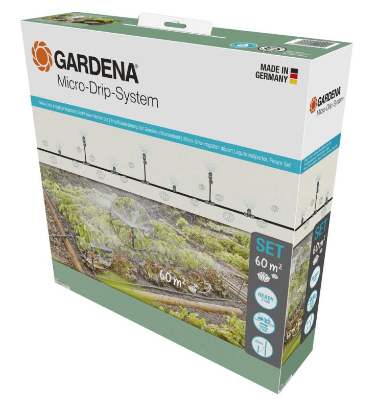 Gardena Kit d'initiation pour potagers jusqu'à 60 m2