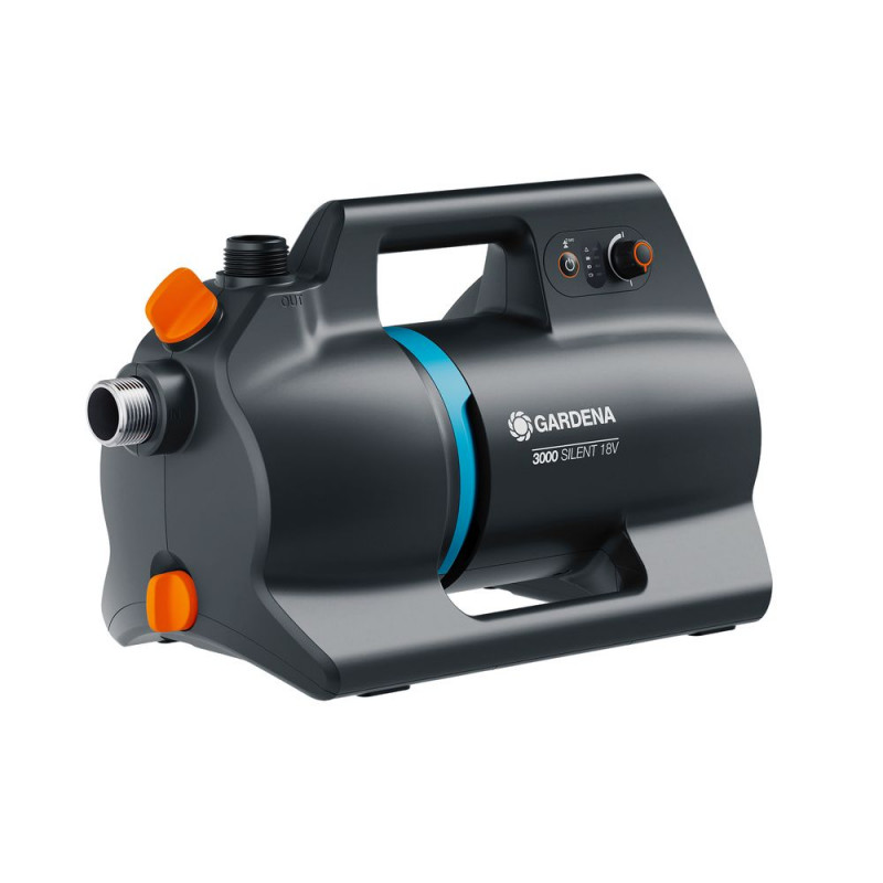 Gardena 14610-55 Akku-Gartenpumpe 3000 Silent 18V P4A solo