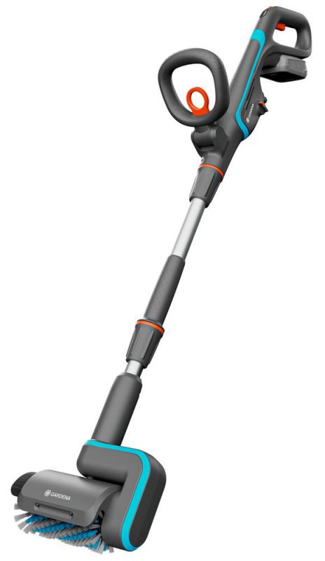 GARDENA Nettoyeur de terrasse AquaBrush 18V / P4A - Patio - Kit prêt à l’emploi
