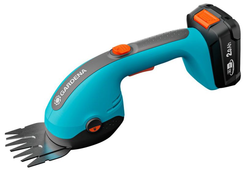 GARDENA 14750-30 Akku-Gras- und Strauchschere PowerCut 20/18V P4A Ready-To-Use Set - Aktion