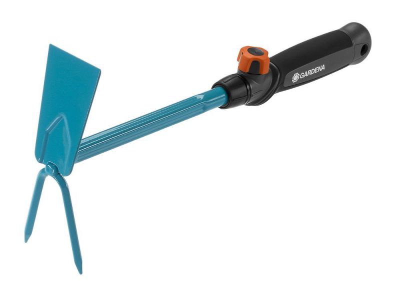 GARDENA 08913-20 combisystem-Kleinhäckchen, gerades Blatt, 2 Zinken