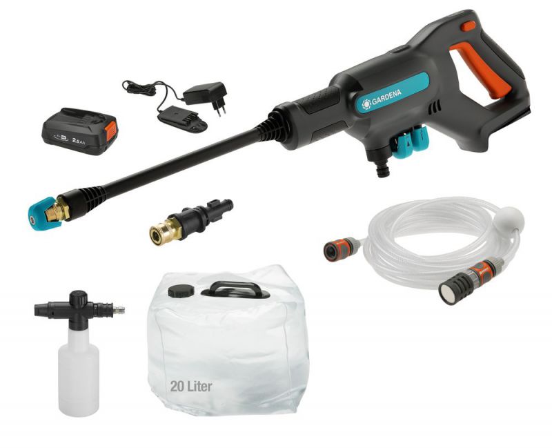 Gardena Nettoyeur moyenne pression AquaClean 24/18V P4A avec batterie