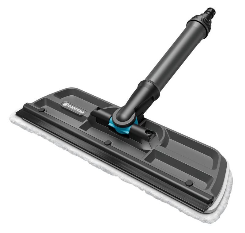 GARDENA Balai lave-vitre avec raclette et microfibre Cleansystem