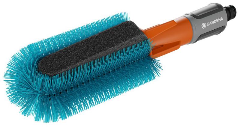 GARDENA Brosse de lavage Cleansystem pour vélo, remorque et poussette