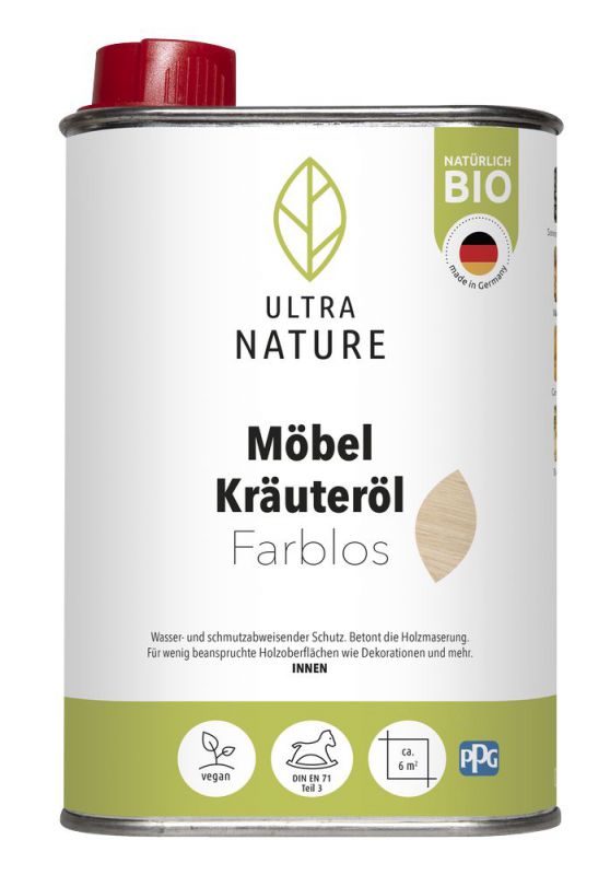 Ultra Nature Möbel Kräuteröl farblos Farblos 0,25 l - 682348