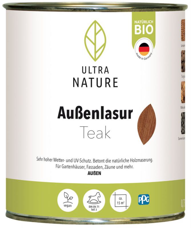Ultra Nature Außenlasur Teak 0,75 l - 682367