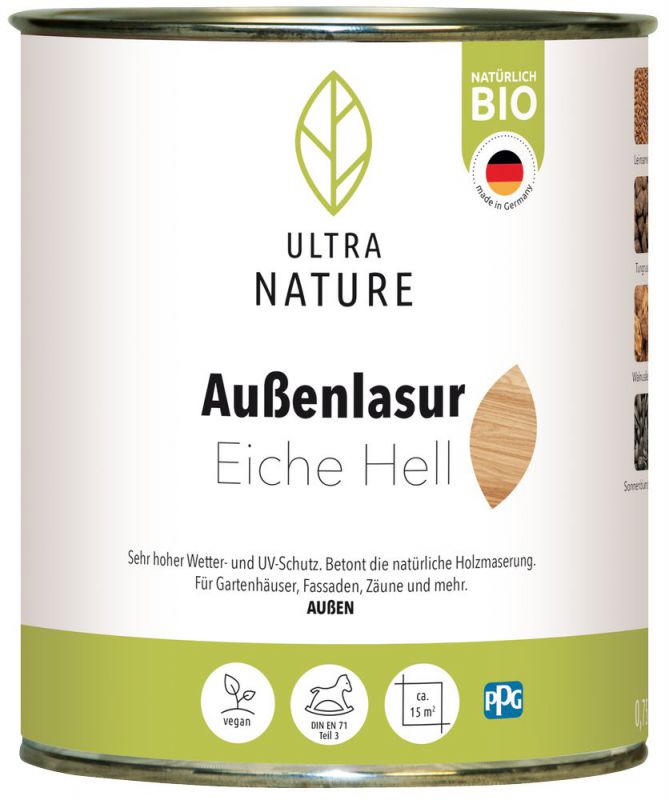 Ultra Nature Außenlasur Eiche Hell 0,75 l - 682369
