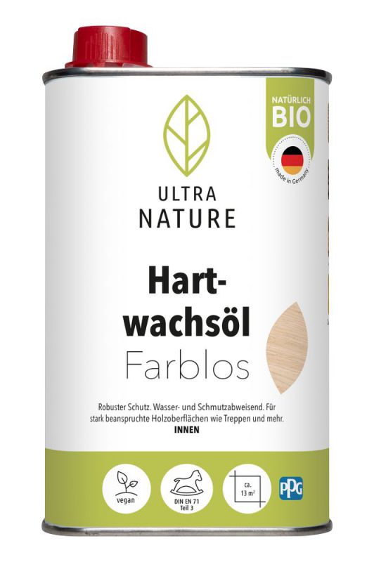 Ultra Nature Hartwachsöl Farblos 0,5 l - 682933