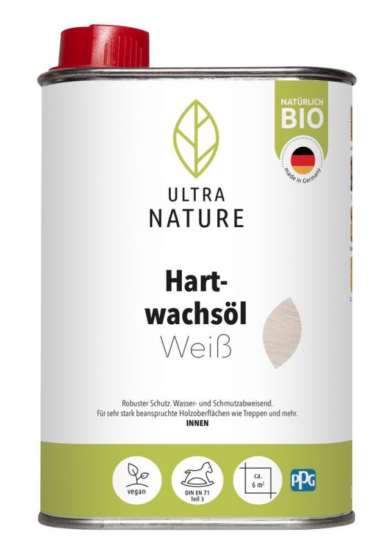 Ultra Nature Hartwachsöl Weiß 0,25 l - 682934
