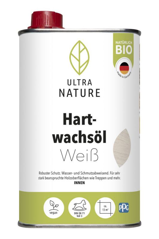 Ultra Nature Hartwachsöl Weiß 0,5 l - 682935